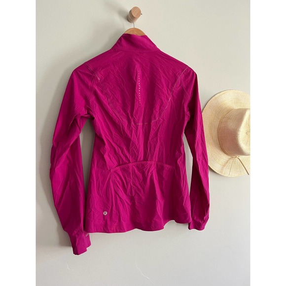 Lululemon | Fast and Free Windbreaker Jacket | Ripened Raspberry Pink | Sz 6 - Picture 5 of 9